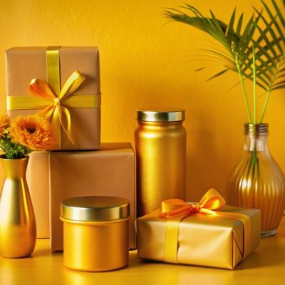 vibrant-arrangement-yellow-packaging-containers-gift-boxes-with-golden-ribbons-citrus_1143726-15018